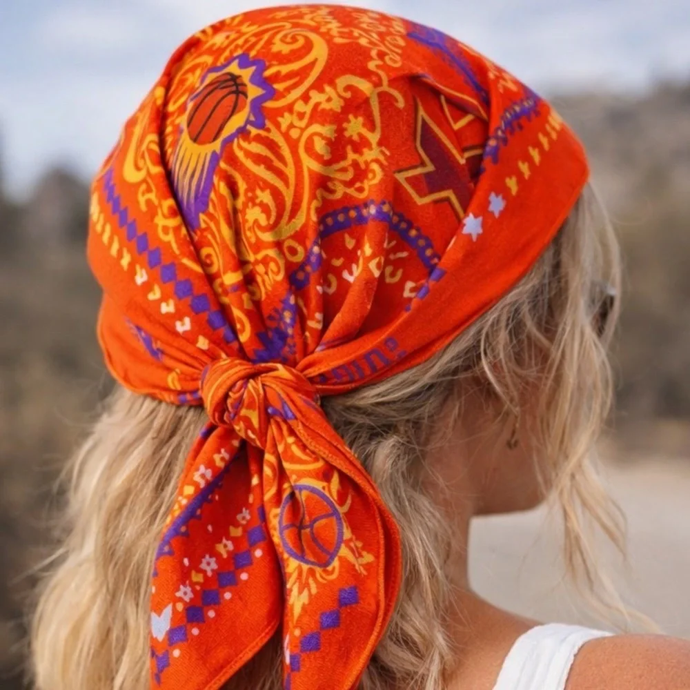 Dos Equis Orange Bandana Phoenix Suns Stay Thirsty Festival Western Scarf